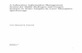 A Laboratory Information Management System for … for Lasers Manu… · 1 A Laboratory Information Management System for Stable Hydrogen and Oxygen Isotopes in Water Samples by Laser