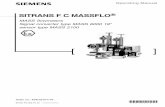 SITRANS F C MASSFLO - Siemens · SITRANS F C MASSFLO ... 50 50 50 50 50 50 50 50 Equivalent cable must have Lc/Rc ratio lower or equal to 100 [µh/Ω]. SITRANS F C MASSFLO ...