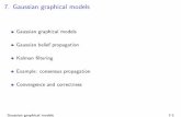 Gaussian graphical models - University Of swoh/courses/IE598/handout/gauss.pdf · PDF fileGaussian graphical models ... xcan be non-Gaussian and the marginals still Gaussian Gaussian