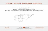 CISC Steel Design Series 2 Bolt Groups Subjected to an Eccentric and Inclined Point Load CANADIAN INSTITUTE OF STEEL CONSTRUCTION INSTITUT CANADIEN DE LA CONSTRUCTION EN ACIER CISC