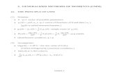 5. GENERALIZED METHODS OF MOMENTS (GMM)miniahn/ecn726/cn_gmm.pdf · 5. GENERALIZED METHODS OF MOMENTS (GMM) [1] ... • Estimation of V when the wt are autocorrelated over t: ...