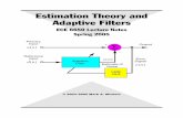 Estimation Theory and Adaptive Filters - Home | College of ... · CHAPTER 0. COURSE INTRODUCTION/OVERVIEW. 2 ECE 6650 Estimation Theory and Adaptive Filtering
