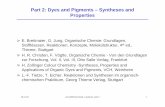 Part 2: Dyes and Pigments – Syntheses and Properties · chemischen Praktikum, Georg Thieme Verlag, Stuttgart ... part 2 3 ØAstraphloxine FF ... » G. Berkovic, V. Krongauz, V.