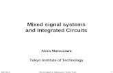 Mixed signal systems and Integrated Circuits signal_Lecture2_071009... · Mixed signal systems and Integrated Circuits ... dt dV ∆V = σ V sig. 2007/10 ... DCS1800 WCDMA Blocker