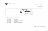 Single Phase Power Measurement Instruments - · PDF fileTelephone: 610.997.5100 ... Single Phase Power Measurement Instruments are made up of rugged electronic ... signals is standard