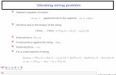 Vibrating-string problem - National Tsing Hua Universitymx.nthu.edu.tw/~rklee/files/PDE-wave-eq.pdf ·  · 2009-04-22Vibrating-string problem Newton’s equation of motion, mutt