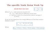The specific Static Rotor Work Ypp - Nathi specific Static Rotor Work Ypp Specific Static rotor work 3 0 1 Y P = P âˆ’P  Where P 0, P 3 = static pressures at points 0,3 (P