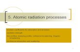 5. Atomic radiation processes - Institute for Astronomy of collision