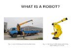 WHAT IS A ROBOT? - Πανεπιστήμιο Πατρών is a Robot The difference ... These actuators are used to cause relative motion between successive links. One end of the manipulator