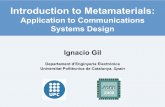 Introduction to Metamaterials -  · PDF fileApplications: Tunable Filters. μ