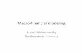 Macro financial modeling - Centre for Economic Policy · PDF fileIn Reduced‐form [Diffusion terms only] ç ç Í ¿ É ç Í ¿ É Macro‐finance model: ç ç Í ¿ É ç Í ¿