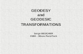 GEODESY and GEODESIC TRANSFORMATIONS - …cmm.ensmp.fr/~beucher/publi/Course2008_Geodesy_SB_eng.pdf · Numerical geodesy The set geodesic transformations can be extended to numerical