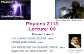 Flux Capacitor (Schematic) Physics 2113 Lecture: 09jdowling/PHYS21133-FA15/lectures/09MON14SEP.… · Flux Capacitor (Schematic) Physics 2113 ... uniform linear charge density ...