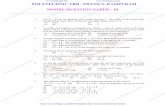 POLYTECHNIC TRB - PHYSICSRASIPURAM - 8807432425 · The Fourier expansion of the function has a constant term given by A ... uniform charge distribution. ... of space which contains
