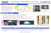 Ultrahigh Strength Concrete - Fujita | Welcome to · PDF file · 2013-03-11Ultrahigh Strength Concrete ... Test pieces after fire resistance test under load (fire endurance: 3 hours)