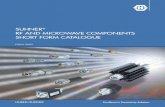 SUHNER RF AND MICROWAVE COMPONENTS … AND MICROWAVE COMPONENTS SHORT FORM CATALOGUE HUBER+SUHNER Edition 2003 Excellence in Connectivity Solutions HUBER+SUHNER AG Microwave Cables