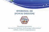 HYDROSOL-3D (FCH JU-2425224) - … Programme...HYDROSOL-3D achievements •Steady state simulation of the process •Exergy analysis Process unit P E f [kW] E [kW] E D [kW] ε k [%]
