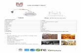 LEDDOWNLIGHT - Industrial Electrical Supply | Morris … SMD CRI 90 Lumens 720 lms Color 3000K Lifetime 50,000hours Certificate ETL,EnergyStar,FCC,LightingFacts,LM79,LM80 Features