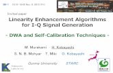 Invited paper Linearity Enhancement Algorithms for I-Q ...kobaweb/news/pdf/2015/B6-1(H.Kobayashi_G… · zero point at DC COMPLEX REAL ω in ... DAC1 （LP operation） DAC 2 （HP