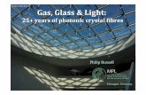 © 2016 Philip Russell Gas, Glass & Light - Swissphotonics · Por olio of ultralumina’s products & services § Design § Fabrica on § Characteriza on § Hollow-core Photonic crystal