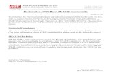Declaration of SVHC / REACH Conformity SVHC declaration.pdf73 1,2-dimethoxyethane; ethylene glycol dimethyl ether (EGDME) 110-71-4 203-794-9 18.6.2012 ED/87/2012 74 Diboron trioxide