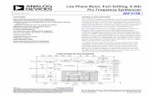 Low Phase Noise, Fast Settling, 6 GHz PLL Frequency ... · PLL Frequency Synthesizer Data Sheet ADF4196 FEATURES ... Local Oscillator for a GSM Base Station ... Industrial −40°C