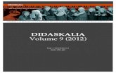 DIDASKALIA Volume 9 (2012) · PDF fileDIDASKALIA Volume 9 (2012) ... aims to end men’s apathy for everything except sex and to create passionate desires for things more noble. The