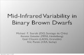 Mid-Infrared Variability in Binary Brown Dwarfs - msterzik/IAU09/SpS07_s1_20_Sterzik.pdf · PDF fileMid-Infrared Variability in Binary Brown Dwarfs Michael F. Sterzik ... Marley,
