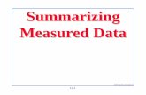 Summarizing Measured Data - cse.wustl. jain/iucee/ftp/k_12smd.pdf12-13 ©2010 Raj Jain Why Normal? There are two main reasons for the popularity of the normal distribution: 1. The