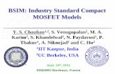 BSIM: Industry Standard Compact MOSFET Modelshome.iitk.ac.in/~chauhan/ESSDERC2012_YSChauhan.pdf ·  · 2017-11-29... A. Niknejad2 and C. Hu2 1IIT Kanpur, India. 2. UC Berkeley, USA.