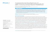 Computational development of rubromycin-based lead ... are a small class of compounds containing naphtoquinone and 8-hydroxyisocoumarin moieties (Brasholzetal.,2007). In 1990, β-