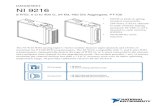 50 Hz/60 Hz noise rejection NI 9216 8 RTD, DATASHEET 24 ... · resolution for PT100 RTD measurements. The NI 9216, compatible with 3- and 4-wire RTD measurements, ... Table 5. Stability