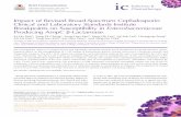 Impact of Revised Broad-Spectrum Cephalosporin Clinical …€¦ ·  · 2017-03-29dependent (SDD) category with a breakpoint of 4–8 μg/mL in ... This study was performed using