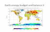 Earth energy budget and balance - University of Notre Damensl/Lectures/phys20054/15Lectur… ·  · 2015-02-05Absorbed incoming radiation flux heats up surface material, which in