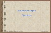 Electrónica Digital Ejercicios€¦ ·  · 2016-07-13Ωutilizando una puerta TTL, con V OLmáx = 0,4 V, y un transistor, según el circuito de la figura. V IL V cc = 5V I OL R V
