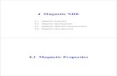4 Magnetic NDE - University of Cincinnatipnagy/ClassNotes/AEEM974 Electromagnetic NDE... · 4 Magnetic NDE 4.1 Magnetic Properties 4.2 Magnetic Measurements 4.3 Magnetic Materials