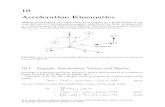 10 Acceleration Kinematics - University of …rlindek1/ME4135_11/ch_10.pdf10 Acceleration Kinematics Angular acceleration of a rigid body with respect to a global frame is the time