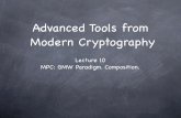 Advanced Tools from Modern Cryptographymp/teach/advcrypto/f17/slides/10.pdfAdvanced Tools from Modern Cryptography Lecture 10 MPC: GMW Paradigm. Composition.