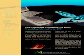 Transparent Conductive Film - NAMI · Transparent conductors are important components ... flexible electronics. ... transparent conductive film by coating a thin