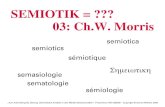 SEMIOTIK = ??? 03: Ch.W. Morris - DieAngewandte... Ch.W. Morris semiotics sémiotique ... Foundations of the Theory of Signs. = International ... and the z’s are the contexts in