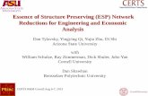 Essence of Structure Preserving (ESP) Network Reductions for Engineering and Economic ... ·  · 2013-09-09Reductions for Engineering and Economic Analysis 1 . Dan Tylavsky, Yingying