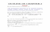 OUTLINE OF CHAPTER 4 OF CHAPTER...OUTLINE OF CHAPTER 4 Entropy Recall Observation 5 (Chapter 1): “All spontaneous processes in an isolated constant-volume (rigid) system result in