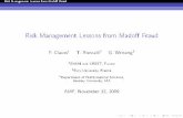 Risk Management Lessons from Madoff Fraudthierry-roncalli.com/download/madoff-slides.pdf ·  · 2009-11-18UST S&P 500 HFRI FFS KING OPTI SANTA LUX HRLD ... I γ2: excess kurtosis,