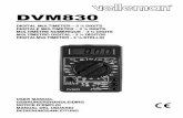 Dvm830 GB-NL-FR-ES-D - Velleman – Wholesaler and ... · • Always turn off power and disconnect the test leads before you replace the batteries or fuse. ... 200 Ω 0.1 Ω 2k Ω