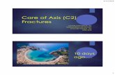 Care of Atlas (C2) Fractures - · PDF fileCommonly associated with C1 fx ... Posterior atlas and axis screw-rod fixation and fusion. ... 4/12/2018 11 Posterior atlas and axis screw-rod
