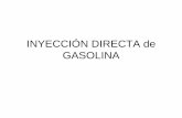 INYECCIÓN DIRECTA de GASOLINA - I.E.S Sierra de sticas básicas •Inyección en la cámara de combustión, no en el colector •Presión de inyección muy elevada y variable (50