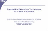 Bandwidth Extension Techniques for CMOS Amplifiers …ewh.ieee.org/r5/denver/sscs/Presentations/2007_08_Allstot.pdf · Bandwidth Extension Techniques for CMOS Amplifiers David J.