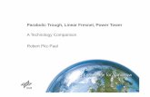 Parabolic Trough, Linear Fresnel, Power Tower A … · Parabolic Trough, Linear Fresnel, Power Tower A Technology Comparison Robert Pitz-Paal