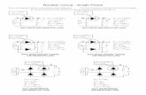 Rectifier Circuit - Single Phase - H-rep circuits 150307.pdf · Rectifier Circuit - Single Phase + Irms Idc ... Irms = 1.57Idc Iave = Idc HALF WAVE with RESISTIVE LOAD HALF WAVE with
