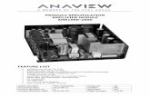 PRODUCT SPECIFICATION AMPLIFIER MODULE AMS1000 … AMS1000-2600-C.pdf · Surge Immunity IEC 61000-4-5 ... Open drain input and outputs CON1.p13 ... Non symmetrical on positive and